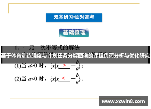 基于体育训练强度与计划任务分解图谱的课程负荷分析与优化研究